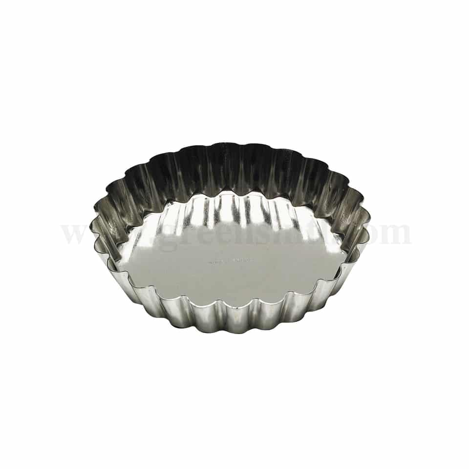 GOBEL Round fluted tartlet fixed base D70/60 x h10 mm