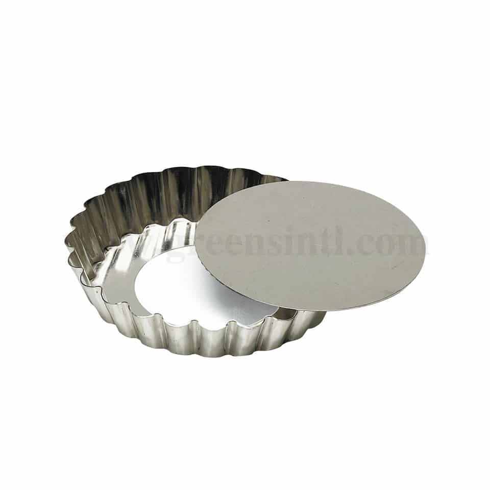 GOBEL Round fluted tartlet Removable base D140/130 x h25 mm