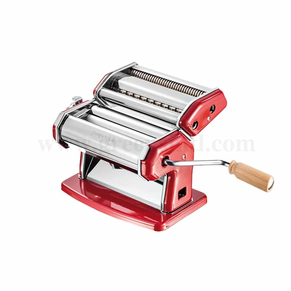 LOUIS TELLIER Manual pasta machine - Red 340 x 115 x 13 mm