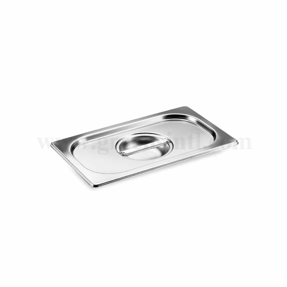 THERMOHAUSER Stainless Steel Lid for GN 1/4 Container 265 x 162 mm