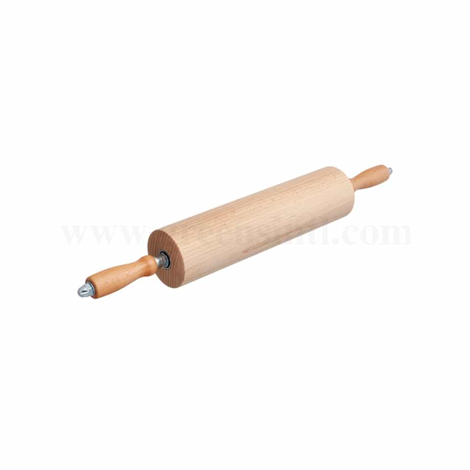 THERMOHAUSER Wooden Rolling Pin 400 x D 90mm