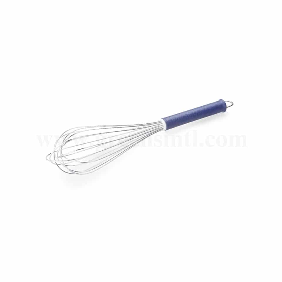 THERMOHAUSER Balloon Whisk with Plastic Blue handle 400mm