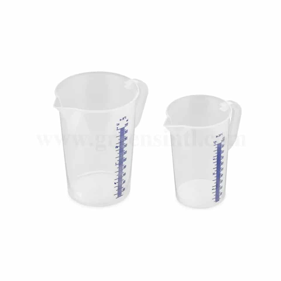 THERMOHAUSER Measuring jug with closed handle with blue measuring-2 L