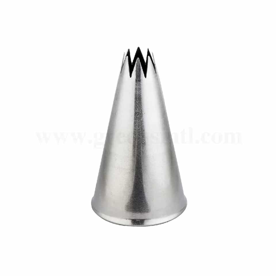THERMOHAUSER Open Star Piping Tip D 6.5 mm-8 Teeth