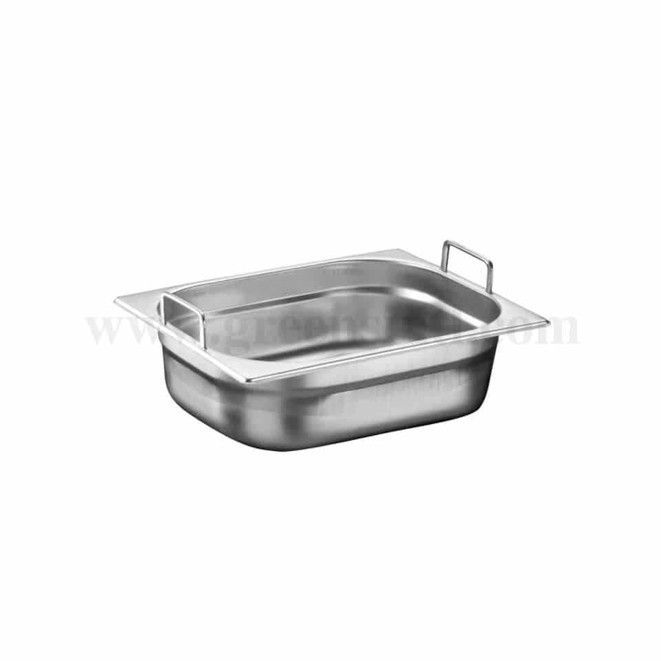 THERMOHAUSER Stainless Steel GN 1/2 container with Foldable Handles 265x325xh200mm-11 L