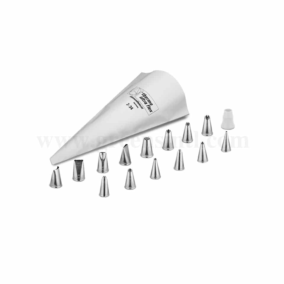 THERMOHAUSER Piping Bag ULTRA FLEX Set of 16