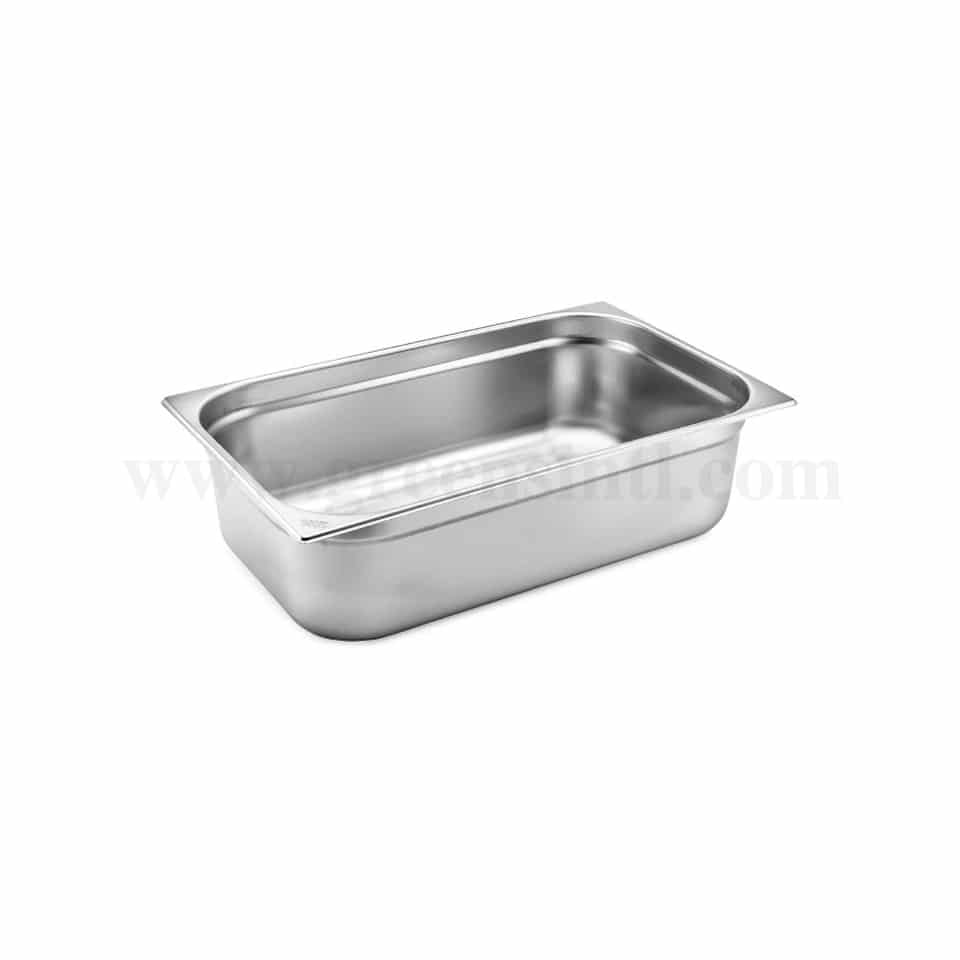 THERMOHAUSER Stainless steel GN 1/1 container without handles  530x325xh150mm-18.8 L