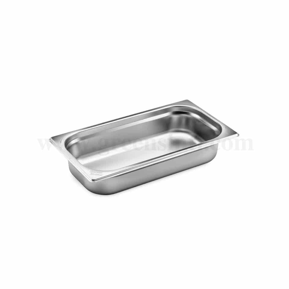 THERMOHAUSER Stainless steel GN 1/3 container without handles 176x325xh65mm-2.25 L