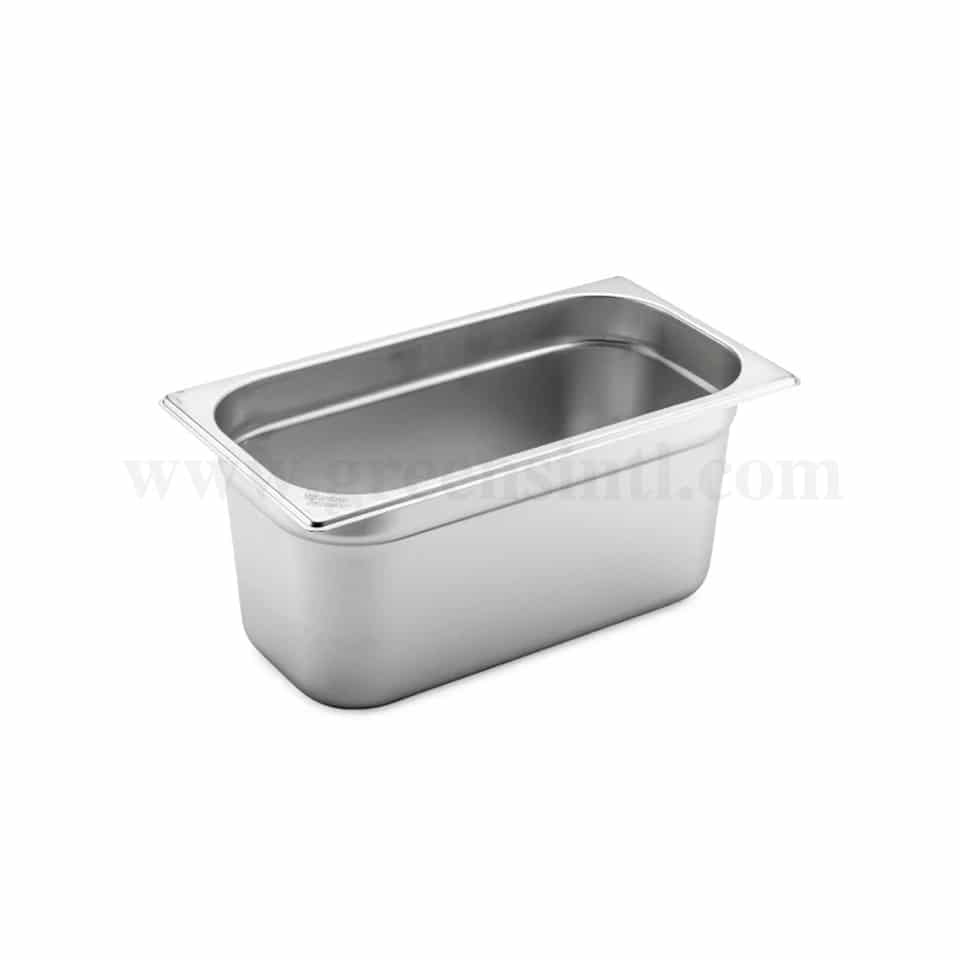 THERMOHAUSER Stainless steel GN 1/3 container without handles  176x325xh150mm-5.5 L