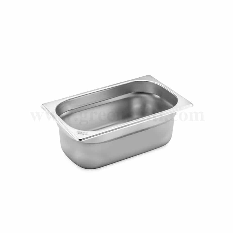 THERMOHAUSER Stainless steel GN 1/4 container without handles 265x162xh100 mm-2.5 L