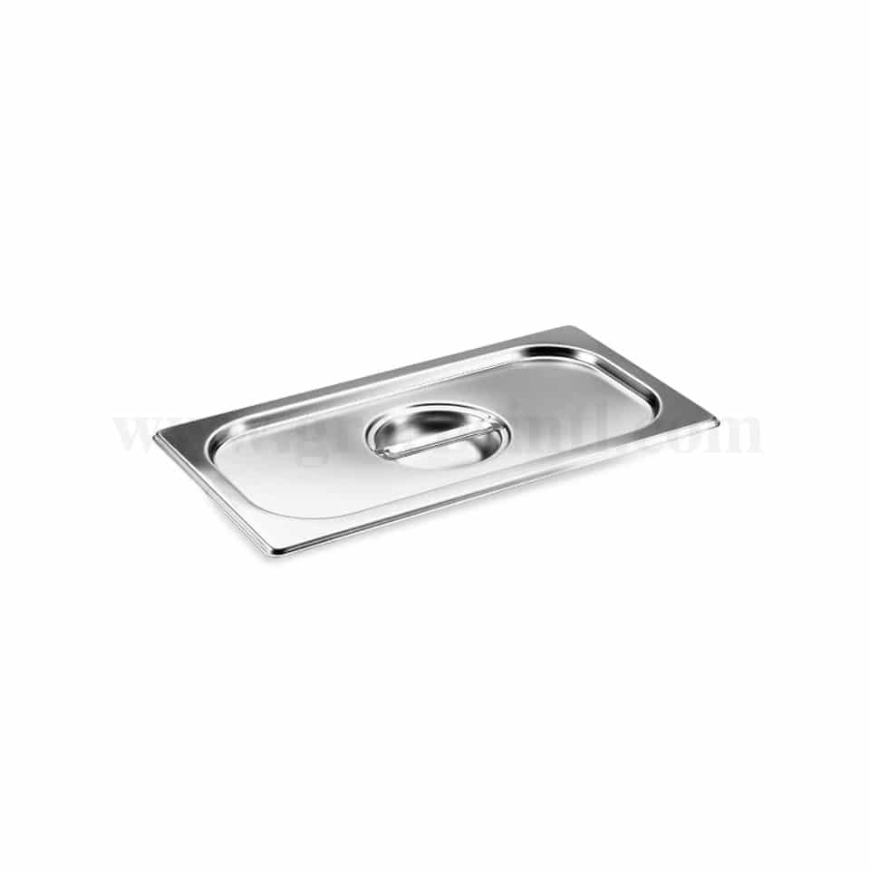 THERMOHAUSER Stainless Steel Lid for GN 1/3 Container  176 x 325 mm