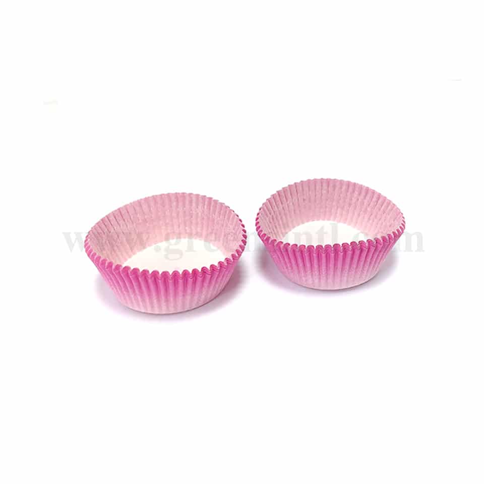 GREENS Baking Cups / Cupcake Cases Pink D 60/45 x h 28 mm-1000 Pcs