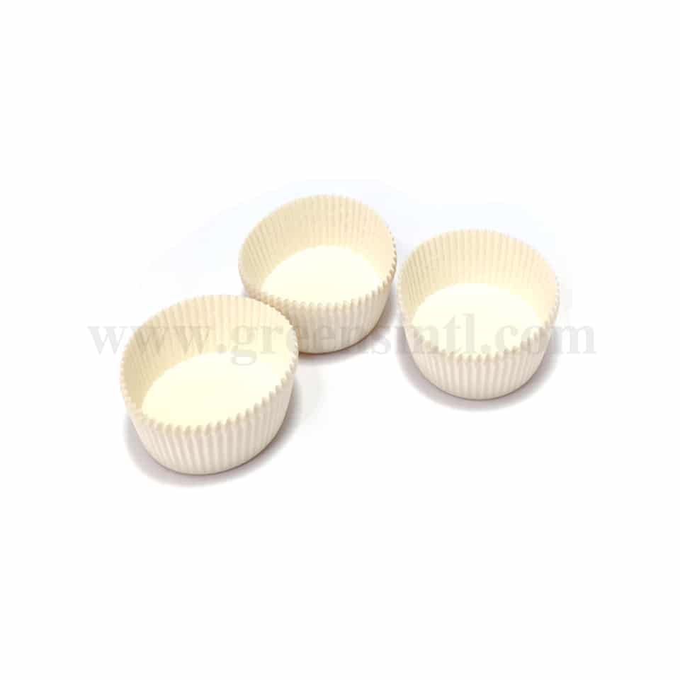 GREENS Paper Cupcake Cases / Baking Cups white D 100/80 x h 25 mm-1000 Pcs