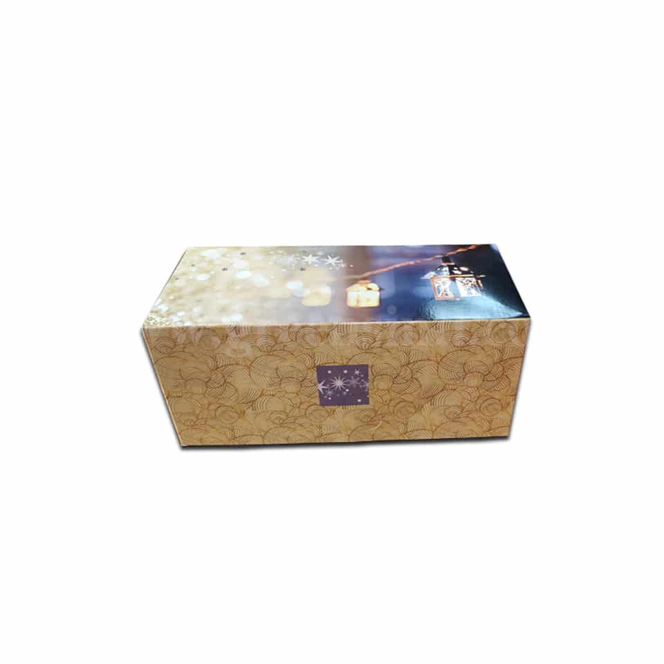 GREENS Log Box with Design 200 x 130 x 130 mm