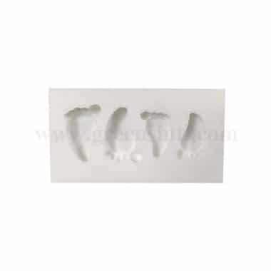 GREENS CHOICE Silicone Mould Baby Feet 100 x 50 mm