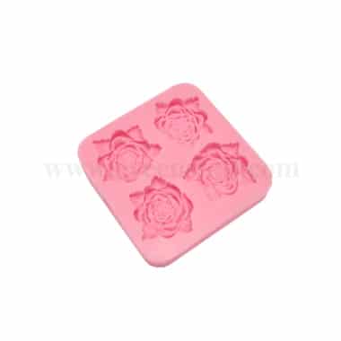 GREENS CHOICE Silicone Mould Roses 80 x 80 mm