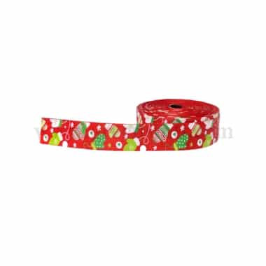 GREENS CHOICE Christmas Ribbon with Socks 30 m x 25 mm