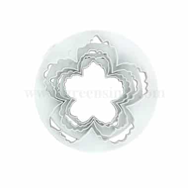 GREENS CHOICE Petal Peony Cutter set of 4