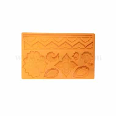 GREENS CHOICE Silicone Mould Border Design 200 x 125 mm