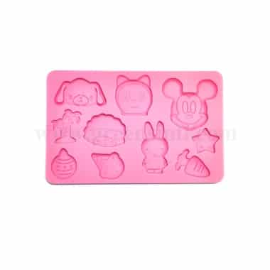 GREENS CHOICE Silicone Mould Silicon Mould Cartoon Characters 200 x 125 mm