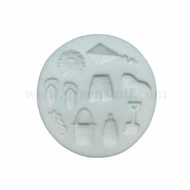 GREENS CHOICE Silicone Mould Beach Theme 90 x 10 mm