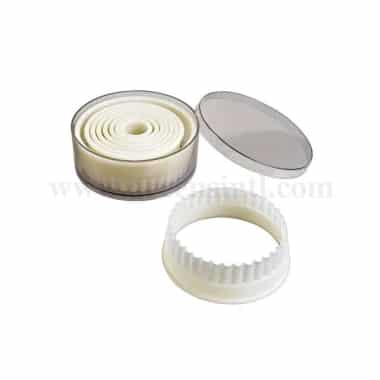 GREENS CHOICE Fluted Round Cutter Set of 9