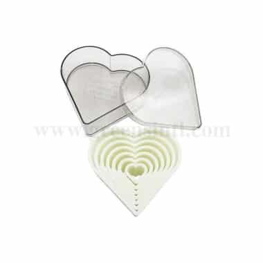 GREENS CHOICE Plain Heart Cutter Set of 7