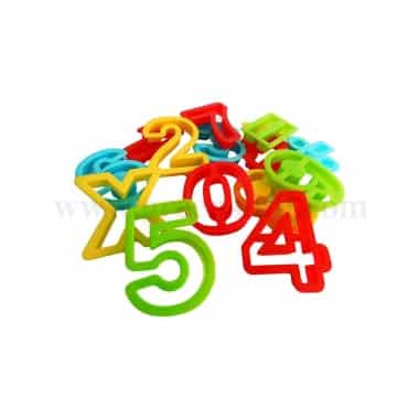 GREENS CHOICE Plastic Number Cutter Set of 15