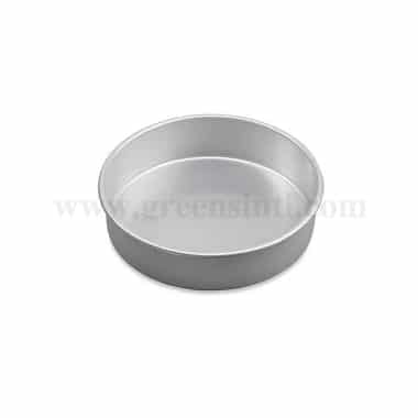 GREENS CHOICE Round Cake Pan Aluminium D 10 Inch x H 2 Inch