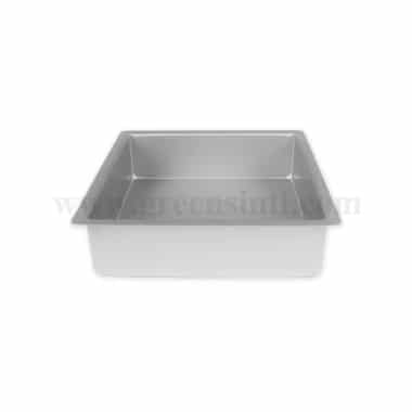 GREENS CHOICE Square Cake Pan Aluminium 9 Inch x H 4 Inch