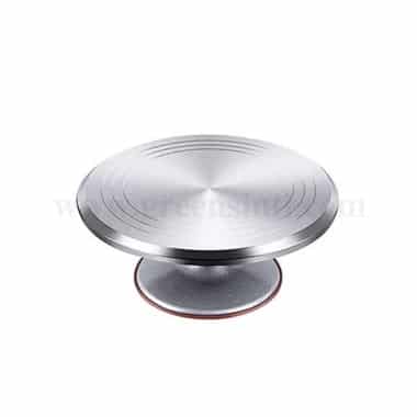 GREENS CHOICE Professional Cake Turn Table / Rotating Table Aluminium Alloy 230 mm