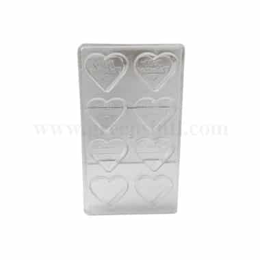 GREENS CHOICE Chocolate Mould Heart Be my Valentine