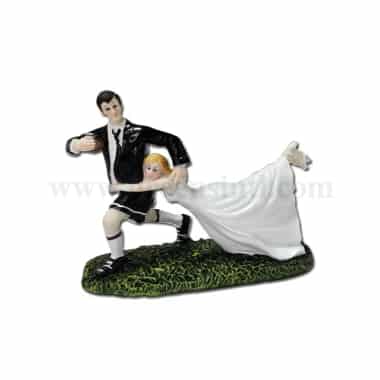 GREENS CHOICE Bride & Groom Cake Topper 155x140 mm