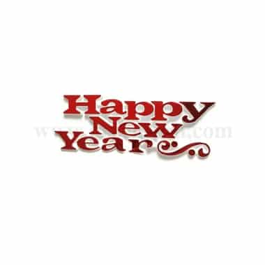 GREENS CHOICE Happy New Year Cake Pick 100x45 mm-50 Pcs