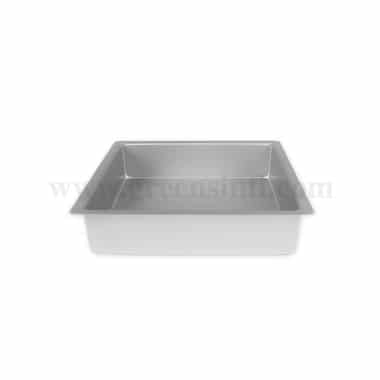 GREENS CHOICE Square Cake Pan Aluminium 5x5x3 Inch