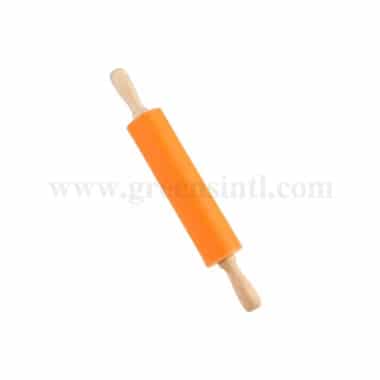 GREENS CHOICE Non Stick Rolling Pin With Wooden Handle D40mmX175mm