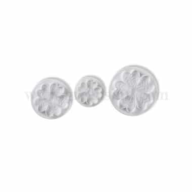 GREENS CHOICE Flower Plunger Cutter Set of 3