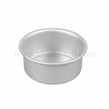 GREENS CHOICE Round Cake Pan Aluminium D 4 Inch x H 3 Inch  