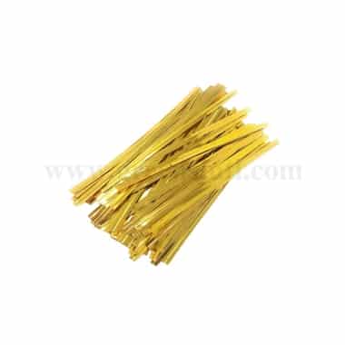 GREENS CHOICE Cookie Bag Twist Tie Gold