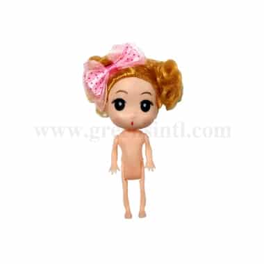 GREENS CHOICE Cute Doll Topper Full Body Golden Hair 120 mm