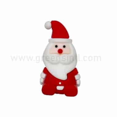GREENS CHOICE Christmas Cake Topper Sitting Santa 52x30 mm