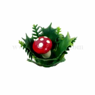 GREENS CHOICE Christmas Cake Topper Mushroom 30 x 20-50 Pcs