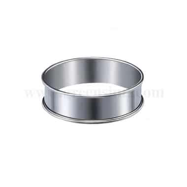 GREENS CHOICE Tart Ring with Rolled Edges D 80 x h 20 mm