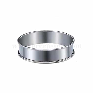 GREENS CHOICE Tart Ring with Rolled Edges D 100 x h 20 mm