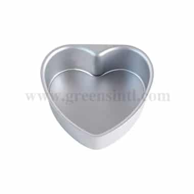 GREENS CHOICE Heart Cake Pan Aluminium 235 x h 70 mm