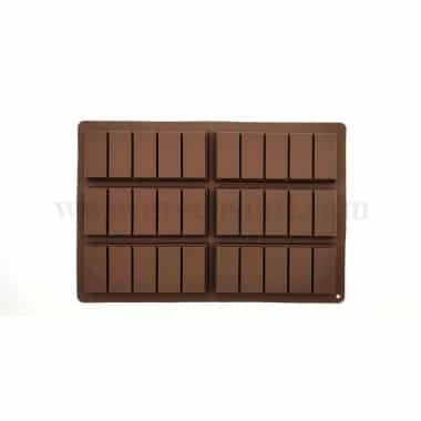 GREENS CHOICE Silicone Chocolate Mould Bar 110 x 45 x h 10.25 mm