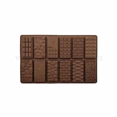 GREENS CHOICE Silicone Chocolate Mould Bar 80 x 37. 5 x h .50 mm