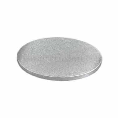 GREENS Cake Drum Silver Round D 15 Inch H 10 mm