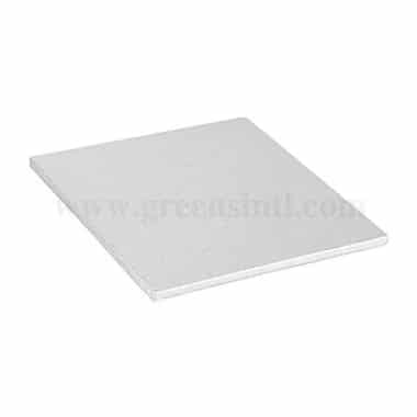 GREENS Cake Drum Rectangle Silver L 24 Inch x W 16 Inch