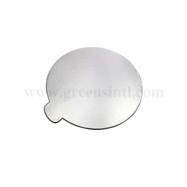 GREENS Mini Cake Board Round Silver D 8 cm - 200pcs